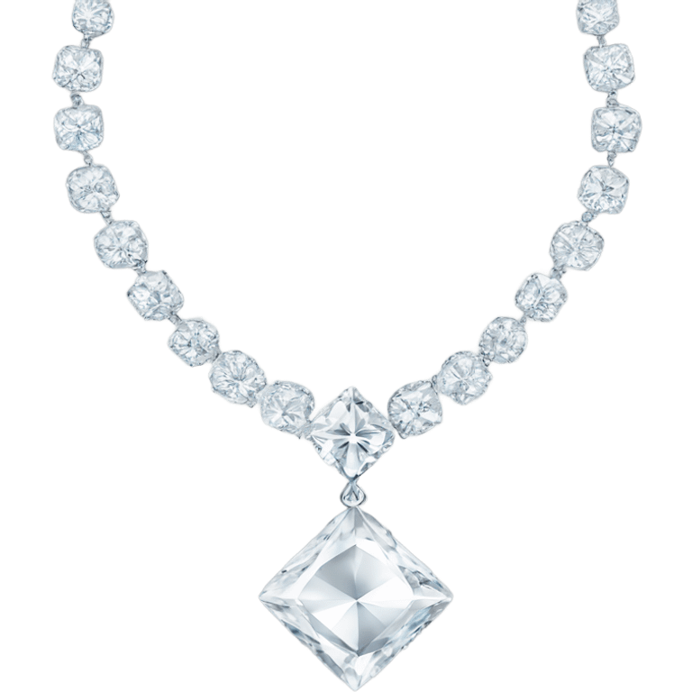 luxury diamond necklace  emoji