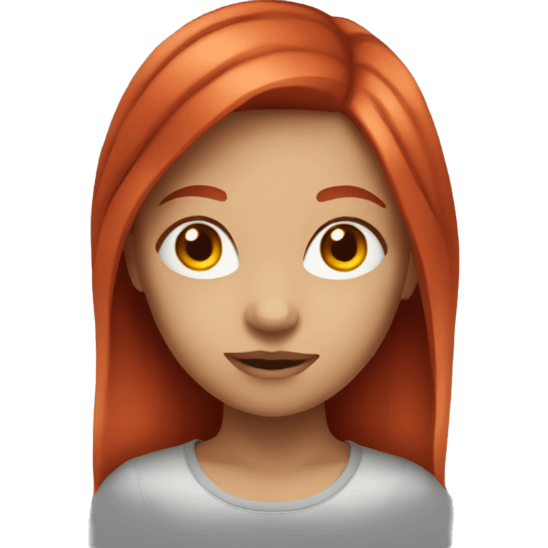 girl with red hair emoji