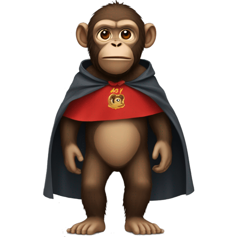 Ape with cape emoji