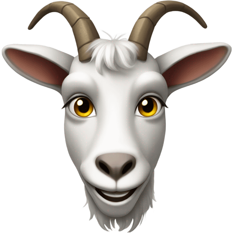 Criminal goat grinning emoji