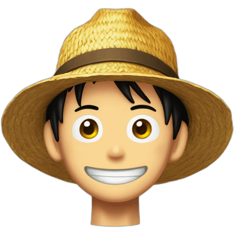 luffy au chapeau de paille emoji