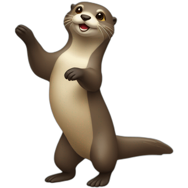 Loutre qui danse emoji