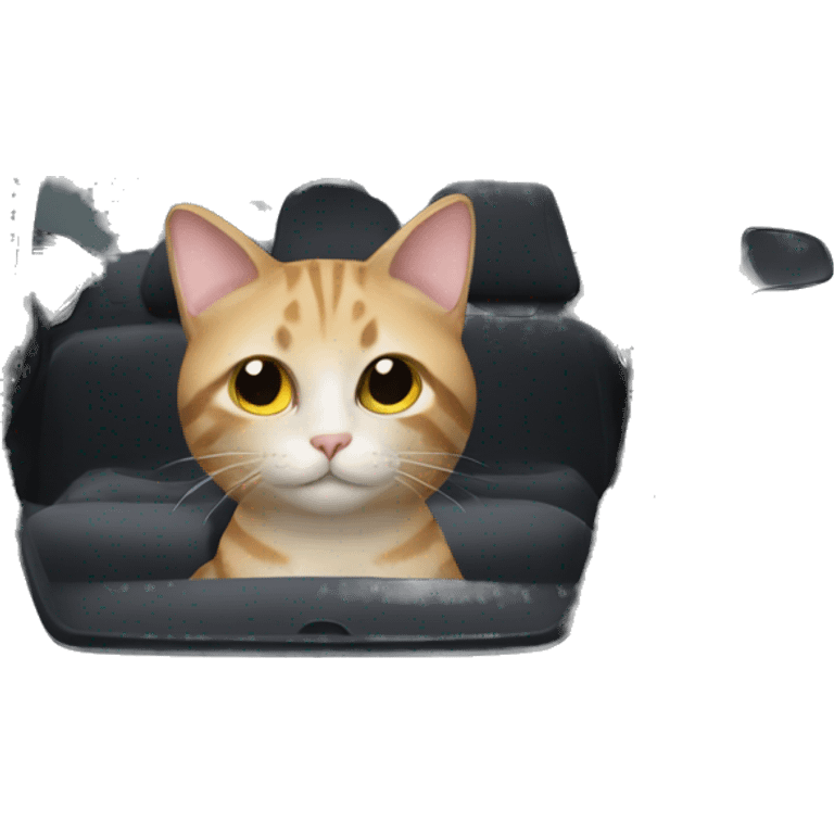 cat in car emoji