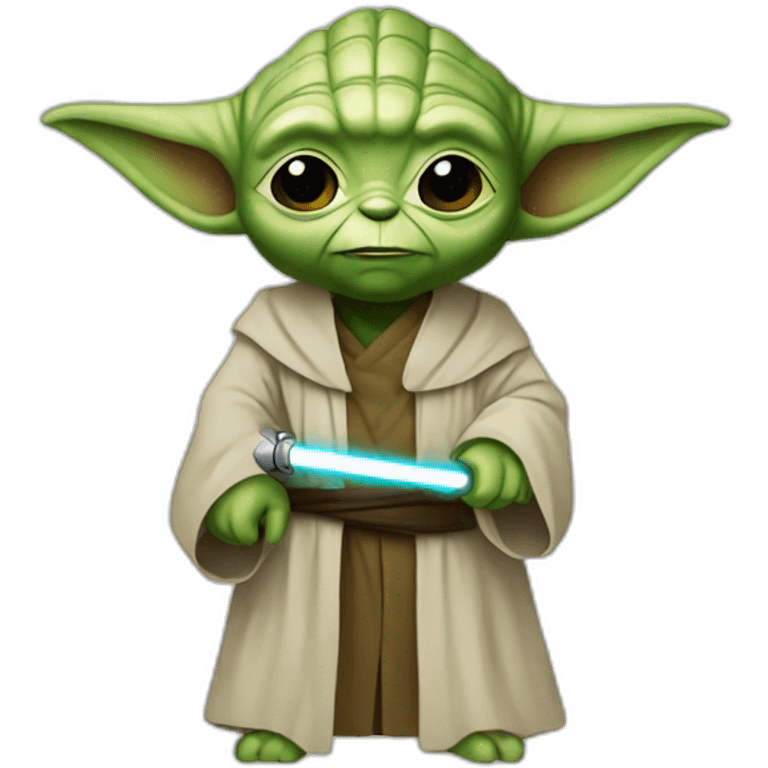 Yoda saber emoji