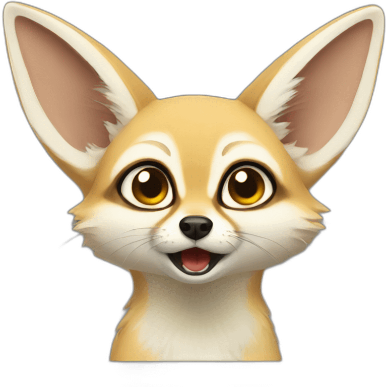 Shocked Fennec emoji