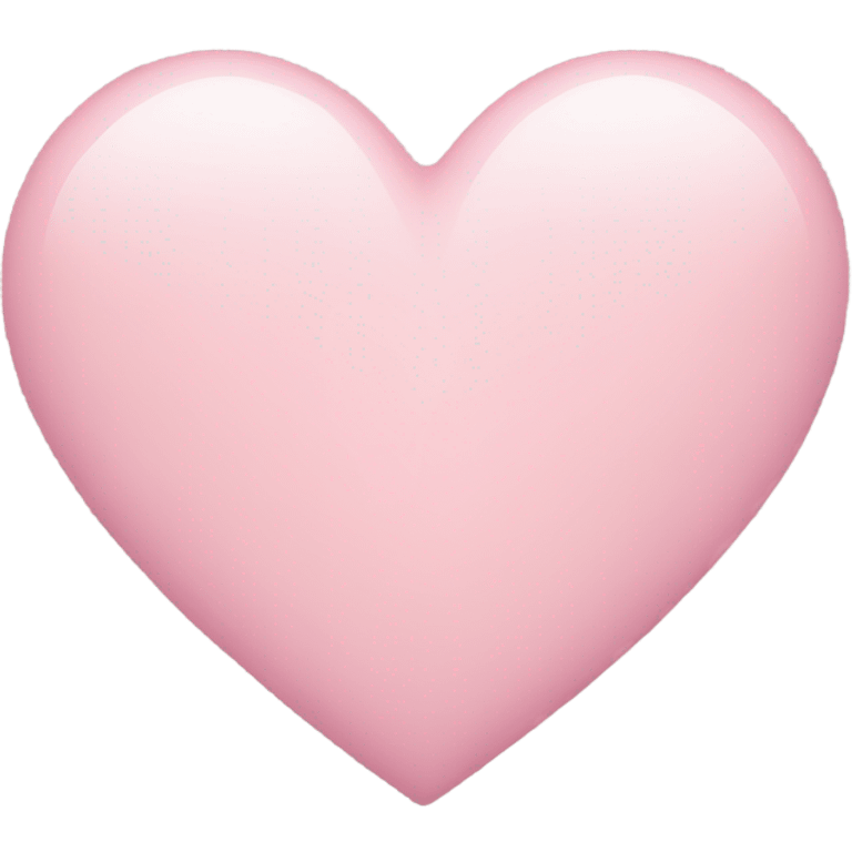 Light pink heart emoji