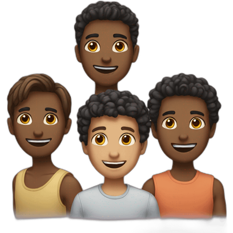 five friends emoji