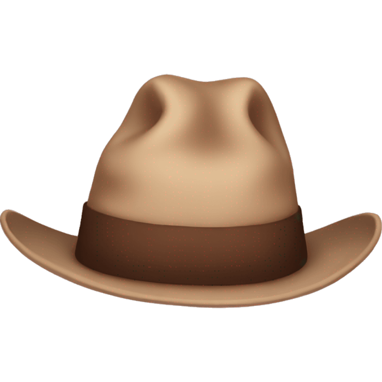 Hat shaped like butt cheeks emoji