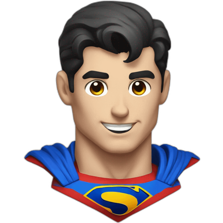 superman, bust emoji