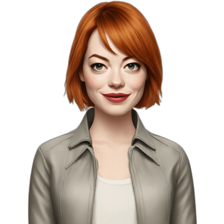 Emma-stone-rockstar emoji