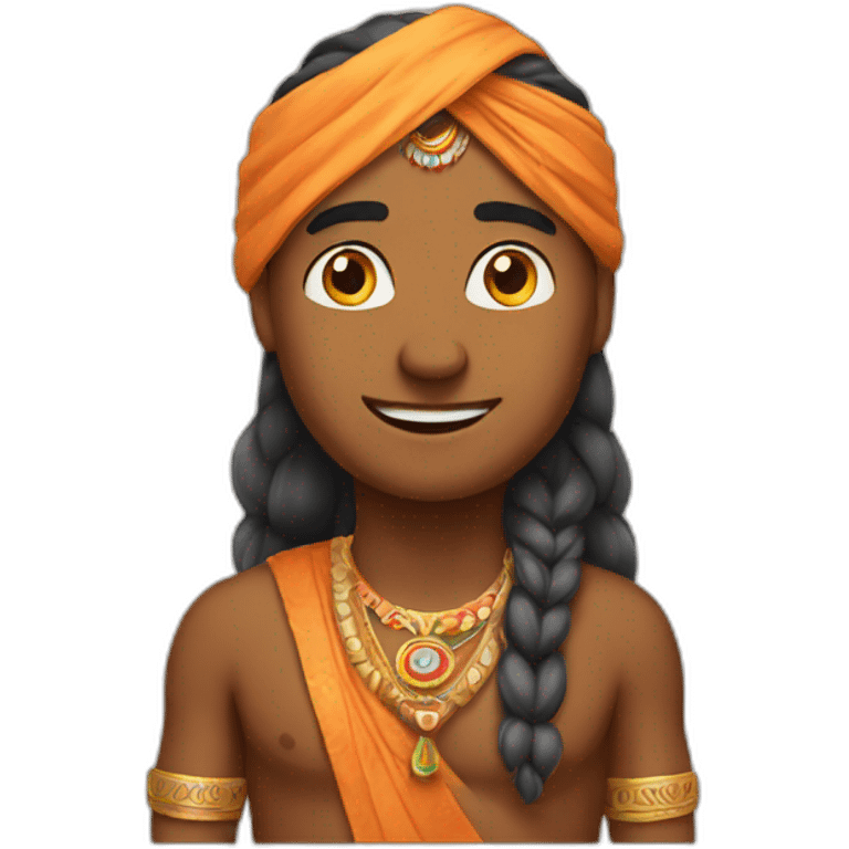 indian saying hi emoji