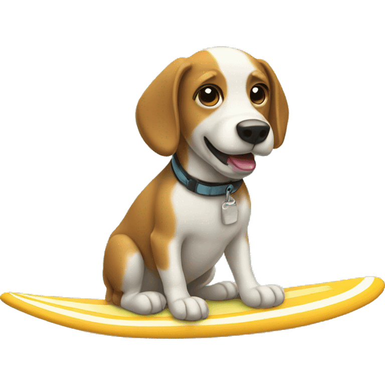 surfing dog emoji