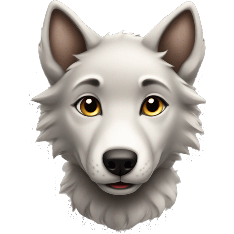 Wolf puppy emoji