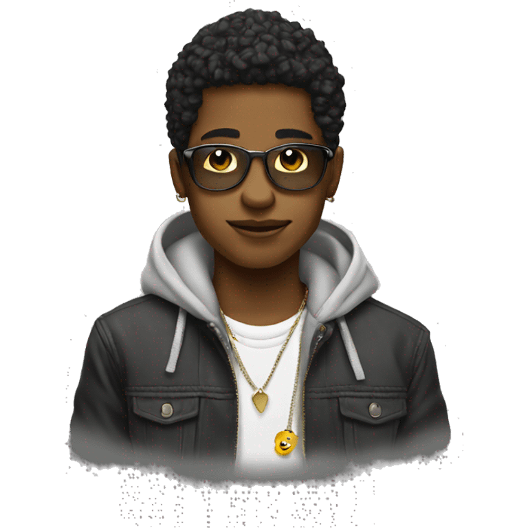 cool urban boy emoji