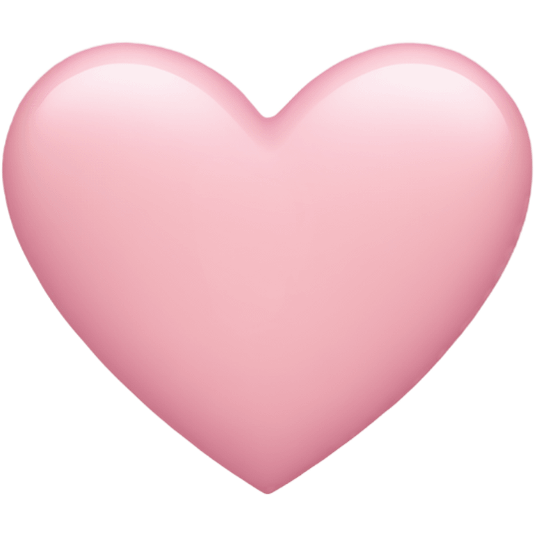 pastel pink heart emoji