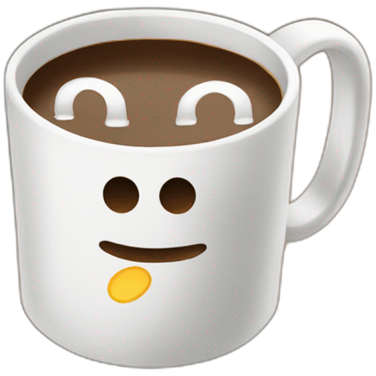 coffee mug saying GM emoji