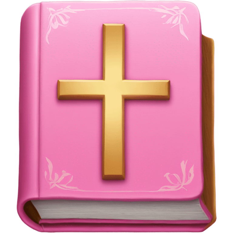 Pink Bible  emoji