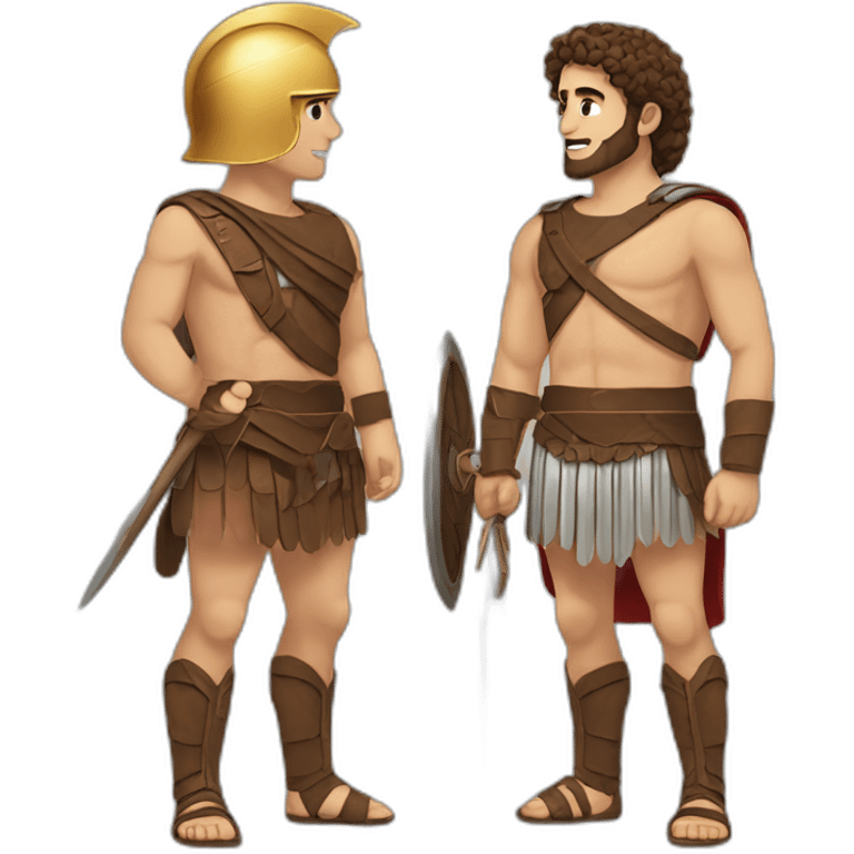 Achilles and Patroclus emoji