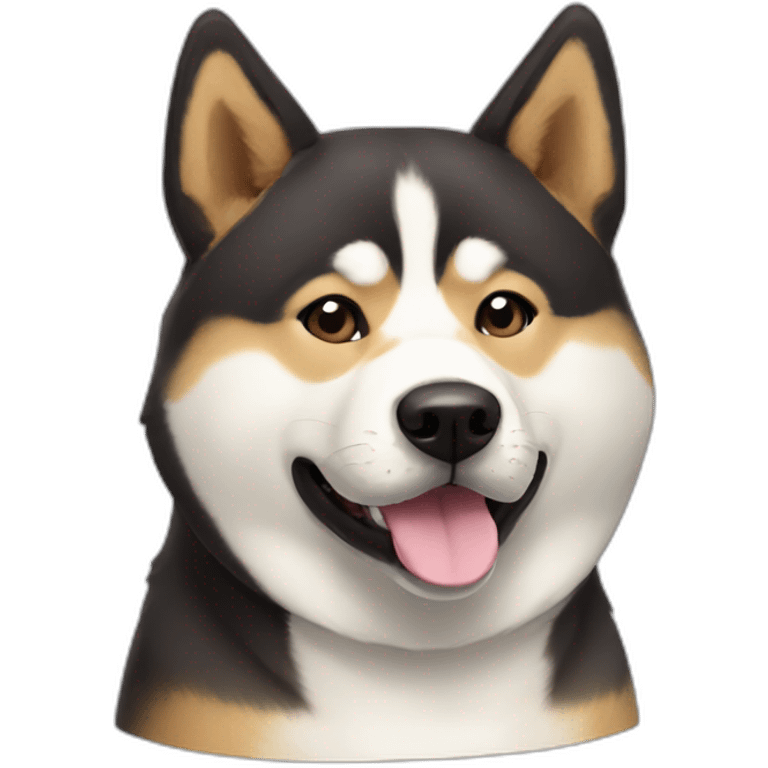 Akita Shiba inu mix emoji