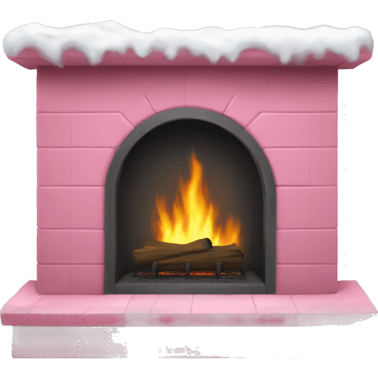 Winter Pink FirePlace emoji