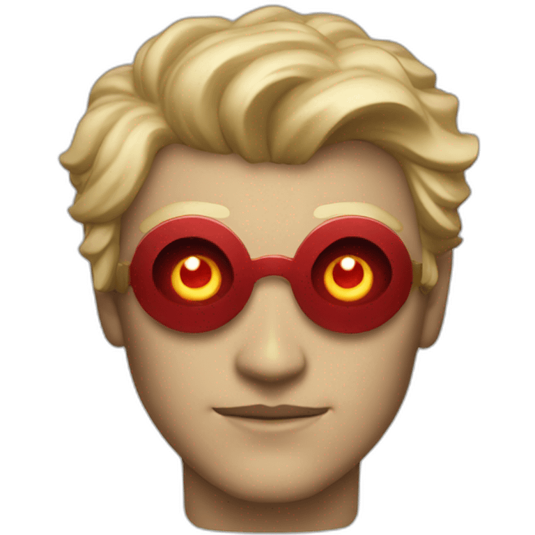 homelander with glowing red eyes emoji