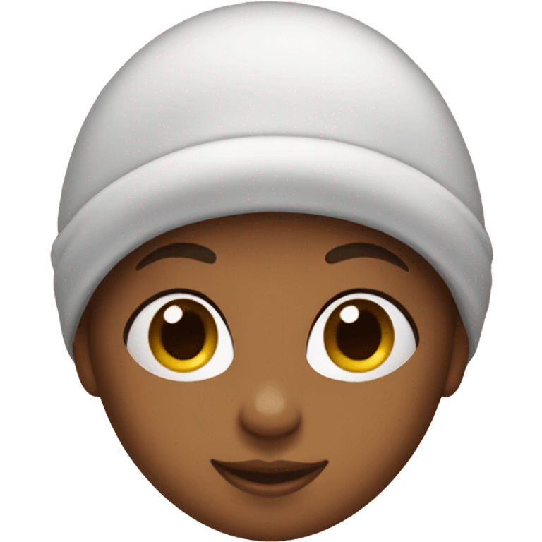 Girl in bonnet  emoji