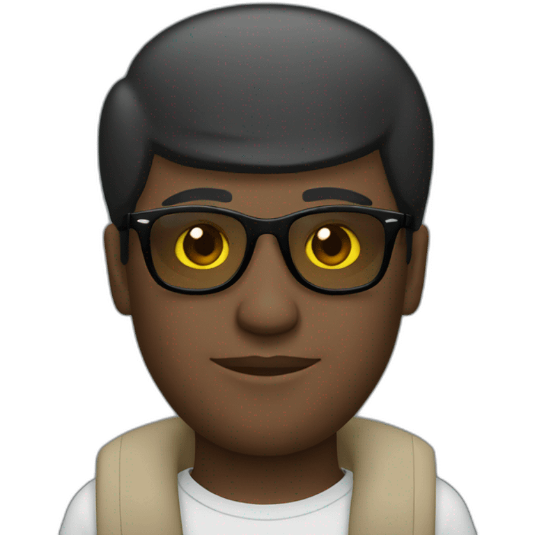 arab black man wearing rayban galsses emoji