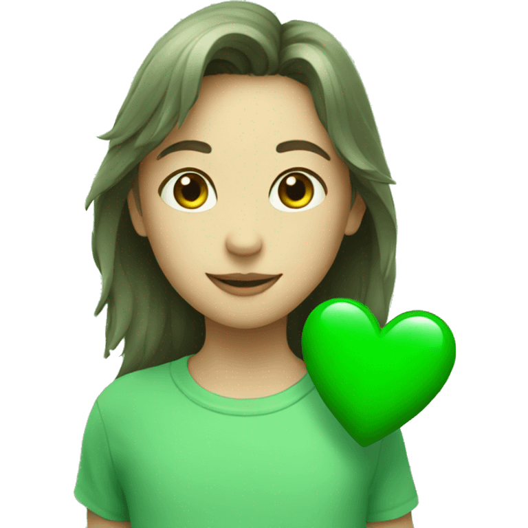 Green heart emoji