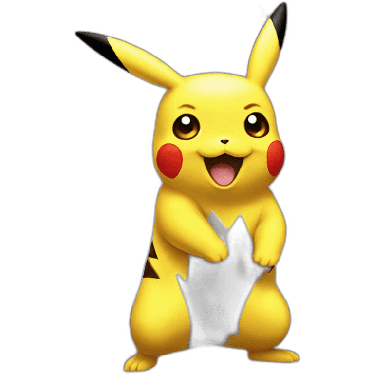 Pikachu electric emoji