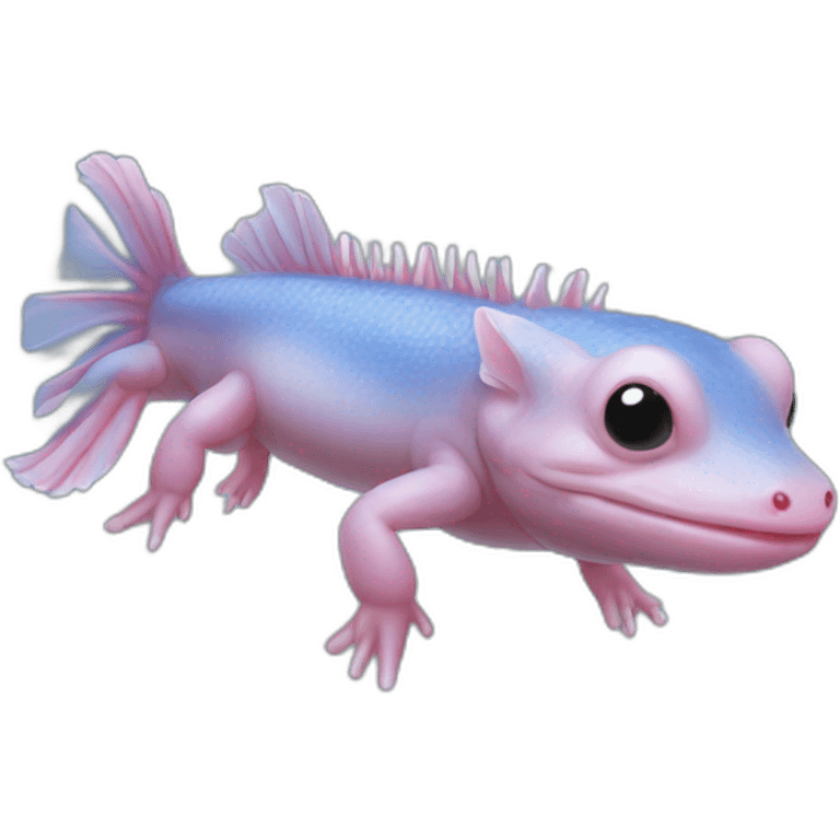 Blue Axolotl emoji