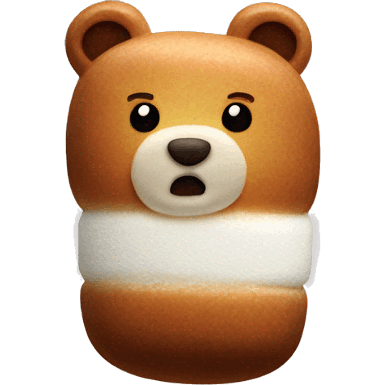 Bear-shaped marshmallows emoji