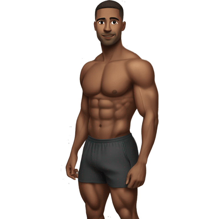 fit guy glutes emoji