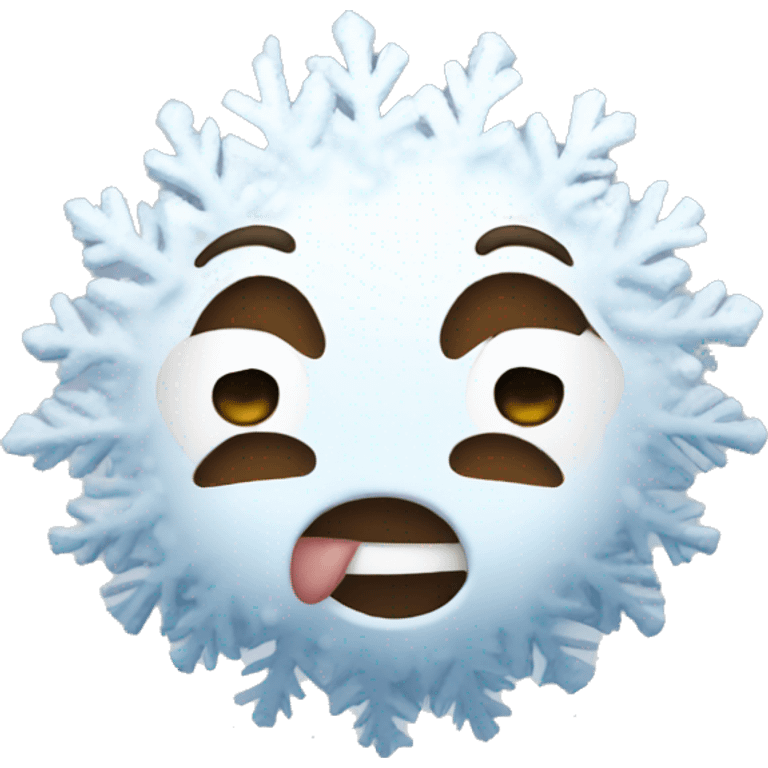 Snow fall emoji