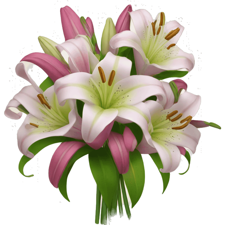 lily bouquet emoji