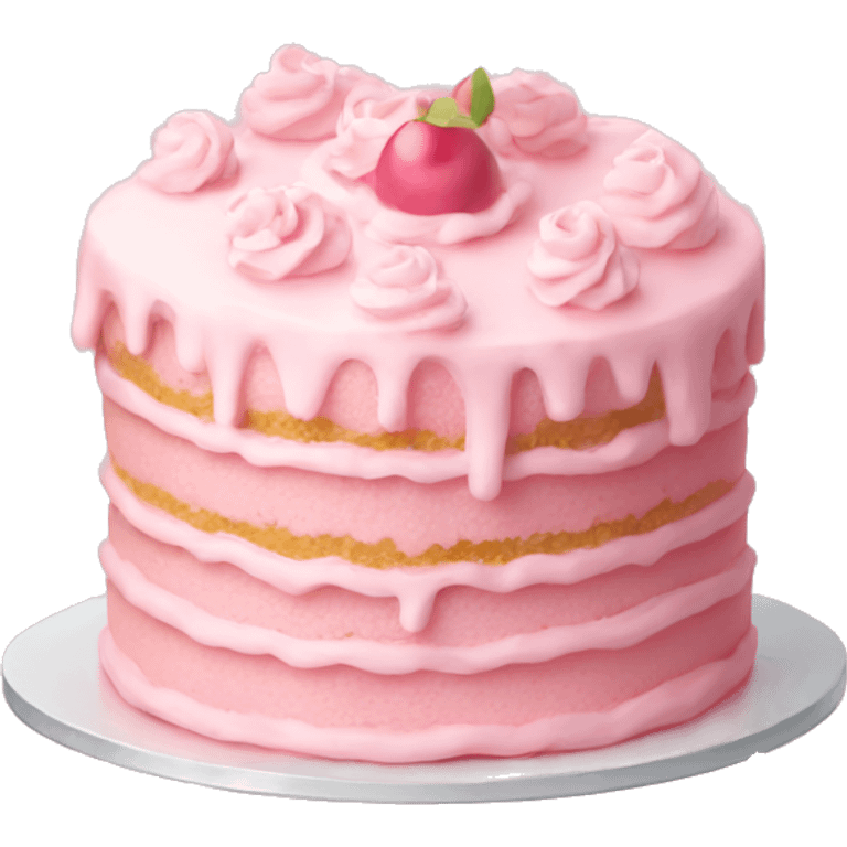 pastel pink cake emoji