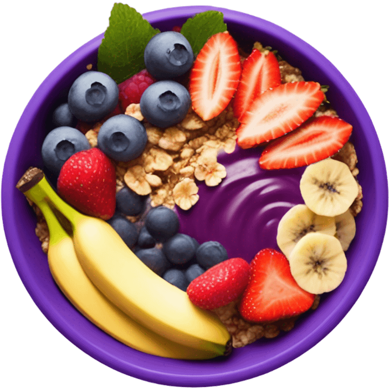 Acai bowl emoji