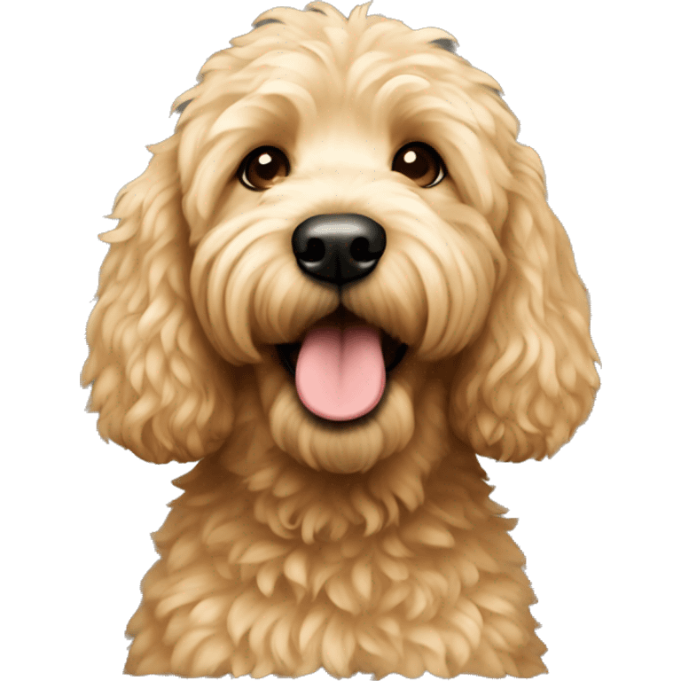 Golden doodle emoji