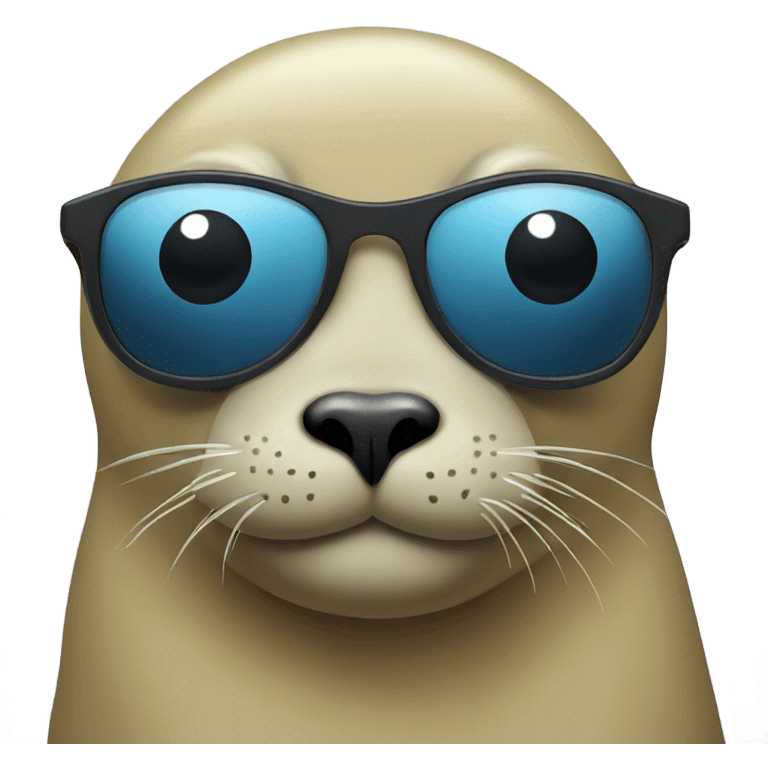 Seal with sunglasses  emoji