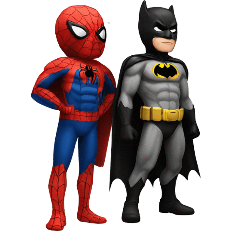 mix spiderman and batman emoji