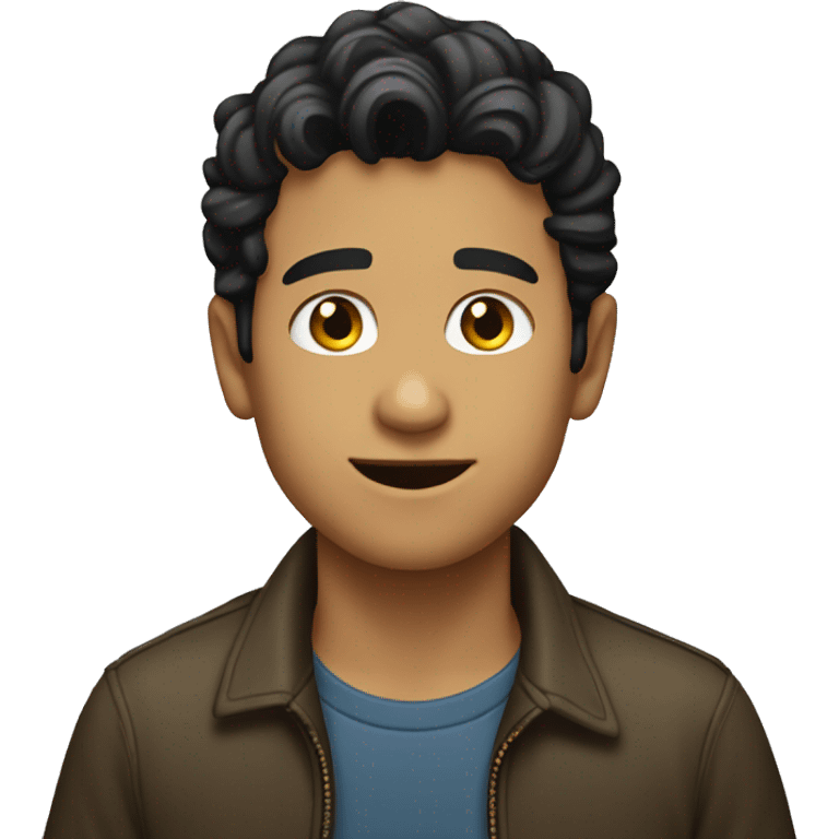 Joven moreno emoji