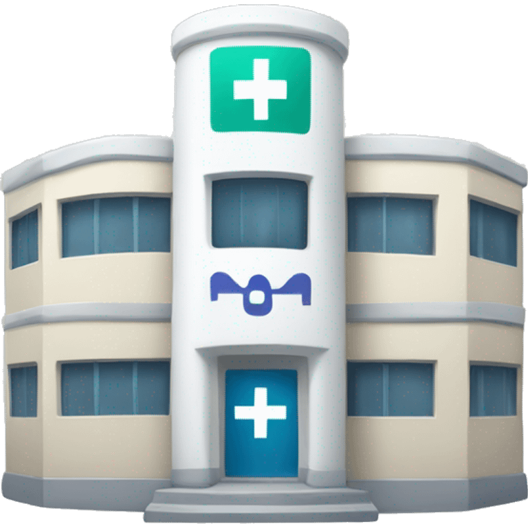 H3hospital with Plus Sign Where text will H3 and Medical Plus sign will in English emoji