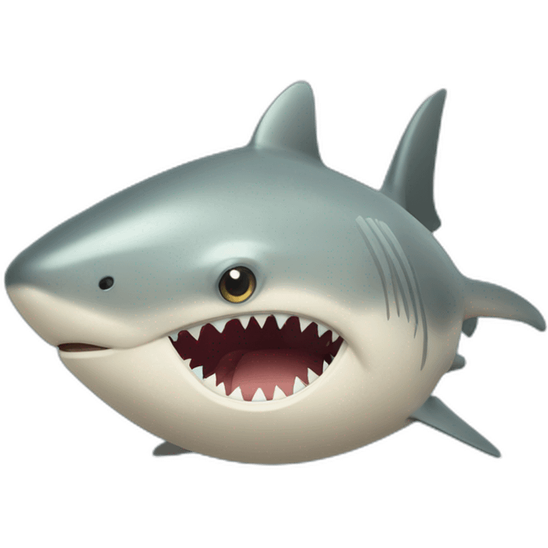 poisson manger par un requin emoji