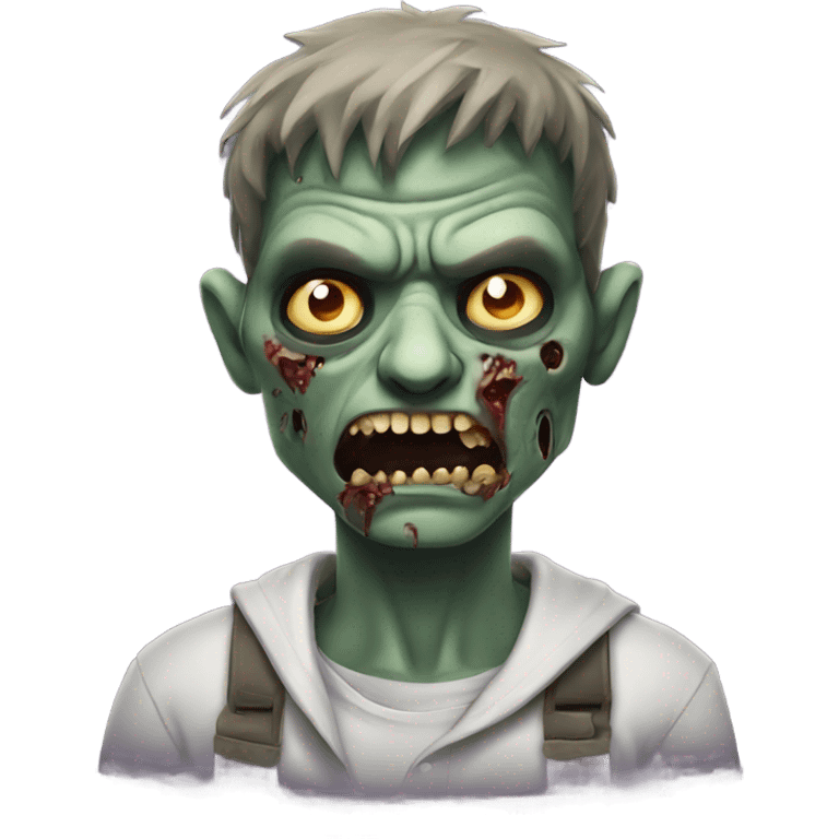 Cool zombie emoji