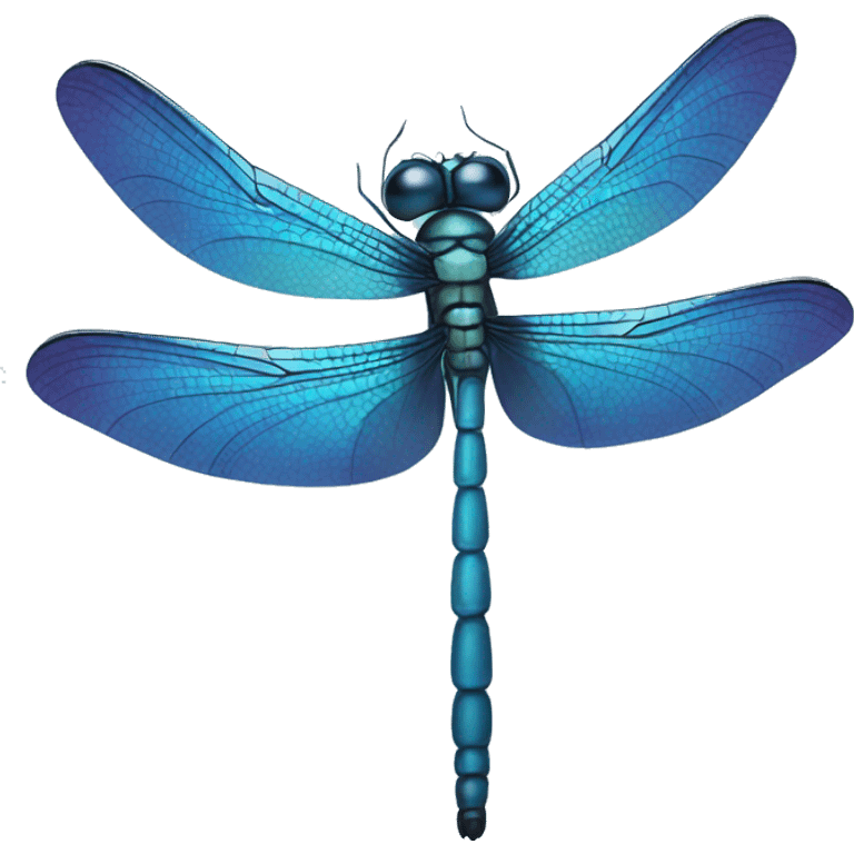 Blue dragonfly  emoji