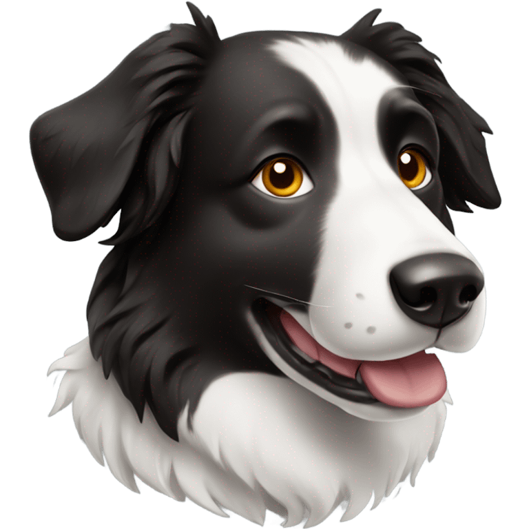 Border collie dog emoji