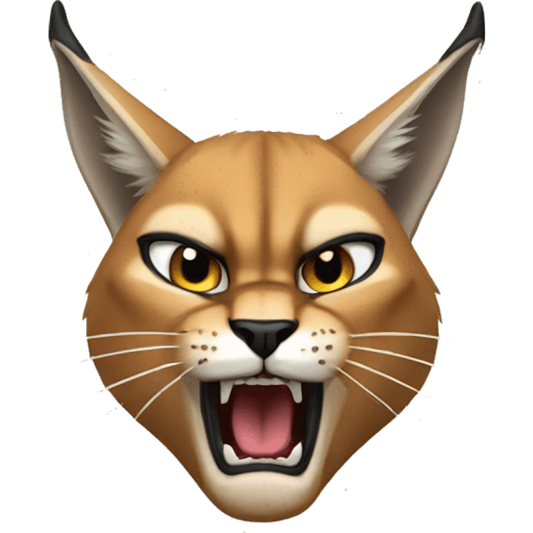 Caracal being angry emoji