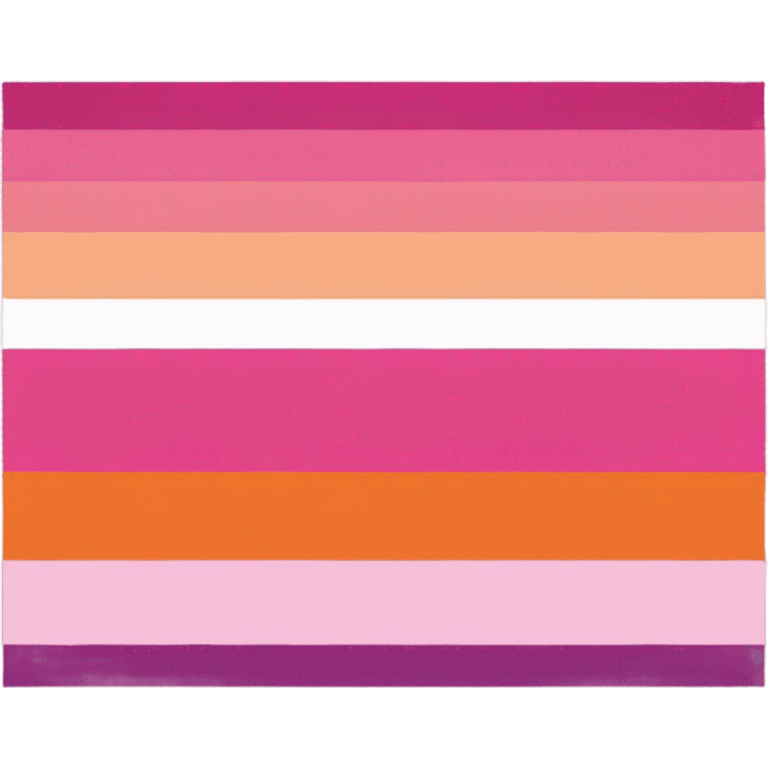 Lesbian flag emoji