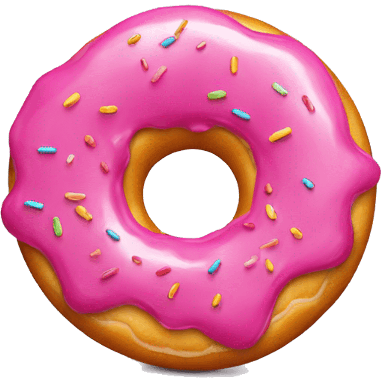 donut with a bite  emoji