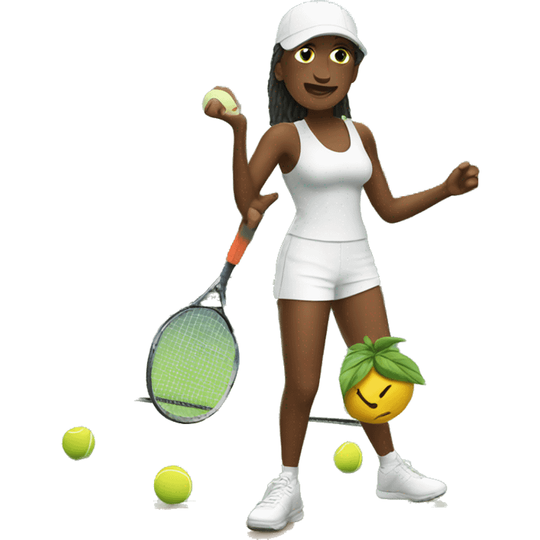 tennis vacation emoji