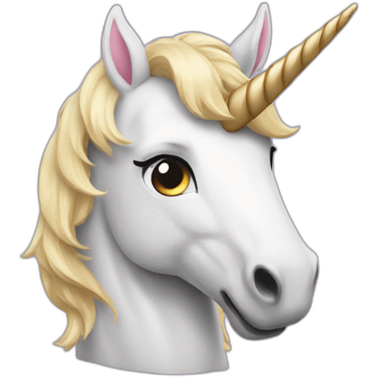 unicorn front facing emoji